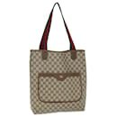Sac cabas GUCCI GG Supreme Web Sherry Line Beige Rouge Vert 39 02 003 Auth 73610 - Gucci
