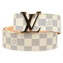 Cintura in tela con cintura iniziale Louis Vuitton M9609 in buone condizioni