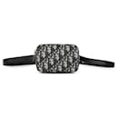 Dior Oblique Mini Waist Bag Canvas Pelle in Ottime Condizioni