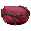 LOEWE Red Mini Leather Gate Bag - Loewe