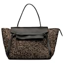 Borsa a tracolla Celine nera mini in tweed - Céline