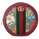 Gucci Red GG Supreme Flora Ophidia Backpack