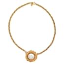 VINTAGE CHANEL NECKLACE 42 CM IN PEARL AND GOLD METAL PEARL GOLDEN NECKLACE - Chanel