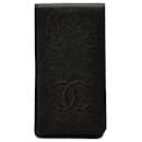 Chanel CC Caviar Phone Case Leather Other in Excellent condition