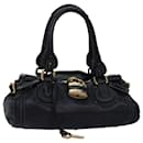 Chloe Paddington Hand Bag Leather Black Auth yk12511 - Chloé