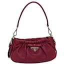 PRADA Shoulder Bag Leather Pink Auth 74393 - Prada