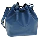 LOUIS VUITTON Epi Petit Noe Shoulder Bag Blue M44105 LV Auth 74515 - Louis Vuitton