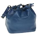 LOUIS VUITTON Epi Petit Noe Shoulder Bag Blue M44105 LV Auth 74516 - Louis Vuitton