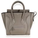 Celine Souris Drummed Calfskin Micro Luggage Tote - Céline