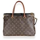 Louis Vuitton Pallas MM aus schwarzem Canvas mit Monogramm