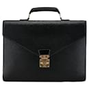 Louis Vuitton Serviette Conseil Leather Business Bag M54422 in Good condition