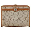 Dior Honeycomb Canvas Clutch Bag  Canvas Vanity Bag in Good condition