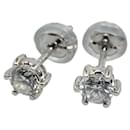 [LuxUness] Platinum Diamond Stud Earrings Metal Earrings in Excellent condition - & Other Stories