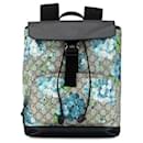 Gucci GG Supreme Blooms Backpack Canvas Backpack 406398 in Good condition