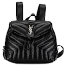 Yves Saint Laurent Medium Leather Loulou Backpack Leather Backpack 487220 in Good condition