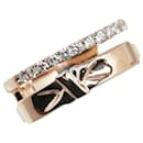 K18PG Pink Gold Diamond Ring Size 5 in Excellent Condition - & Other Stories