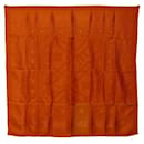 Écharpe en soie Hermes 88x86 SELLIER motif étoile en bon état - Hermès