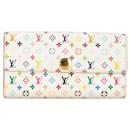 Louis Vuitton Porte Monnaie Kreditbrieftasche Canvas Lange Brieftasche M60004 in gutem Zustand