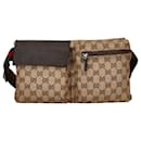 Bolsa de cinto de lona Gucci GG Bolsa de cinto de lona 28566 em bom estado