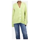 Green button-up cardigan - size XS - Autre Marque