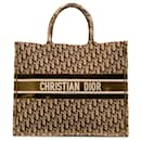 Bolsa grande oblíqua para livro Dior Brown