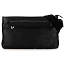 Borsa a tracolla con zip nera Gucci Soho