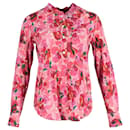 Camisa Isabel Marant con estampado floral de algodón rosa