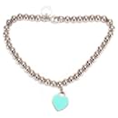 Bracelet de perles avec étiquette en forme de cœur - Tiffany & Co