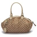 Sac à bandoulière Sukey en toile Gucci GG Sac à bandoulière en toile 223974 en bon état