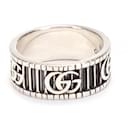anel de prata G forrado - Gucci