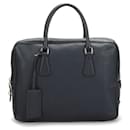 Prada Saffiano Briefcase Leather Business Bag in Good condition