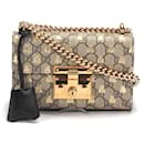 Bolso de hombro pequeño con candado GG Supreme Bees 409487 - Gucci