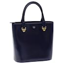 VALENTINO Hand Bag Leather Navy Auth bs14522 - Valentino