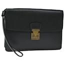 LOUIS VUITTON Taiga Pochette Kourad Pochette Epicea M30194 LV Auth th4902 - Louis Vuitton