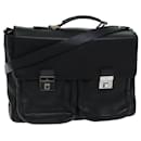 GUCCI Hand Bag Leather 2way Black Auth hk1295 - Gucci