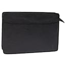 LOUIS VUITTON Epi Pochette Homme Pochette Nero Noir M52522 LV Auth 75463 - Louis Vuitton