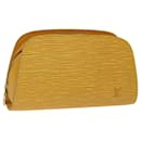 LOUIS VUITTON Epi Dauphine PM Pouch Yellow M48449 LV Auth ti1746 - Louis Vuitton