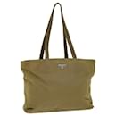 PRADA Tote Bag Nylon Beige Auth 75582PRADA Tote Bag Nylon Beige Auth 75582 - Prada