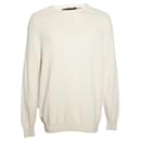 Loro Piana, white crewneck sweater