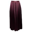 Ulla Johnson Mahogany Pleated Rami Midi Skirt - Autre Marque