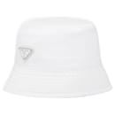 White Re-Nylon fisherman's hat - Prada