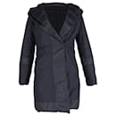 Max Mara Quilted Navy Blue Nylon