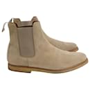 Common Projects Chelsea Boots in Beige Suede - Autre Marque