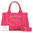 Prada Canapa Logo Handbag Canvas Handbag B2439G in Good condition
