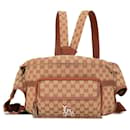 Gucci GG Canvas LA Angels Patch Body Bag Bolsa de cinto de lona 536842 em bom estado
