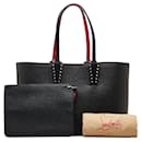 Christian Louboutin Studded Cabata Tote  Leather Tote Bag in Excellent condition