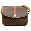 Borsa a spalla in pelle PVC Celine Macadam Brown in buone condizioni - Céline