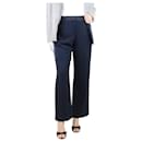 Navy tailored trousers - size UK 12 - Autre Marque