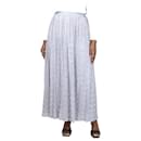 Lilac plisse maxi skirt - size UK 18 - Giorgio Armani