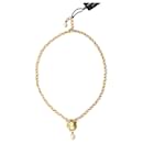 Necklace with pearl pendant and gold brass chain - Dolce & Gabbana